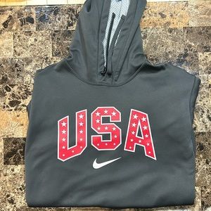 Nike Thermafit Team USA Olympics Hoodie - Dark Gray